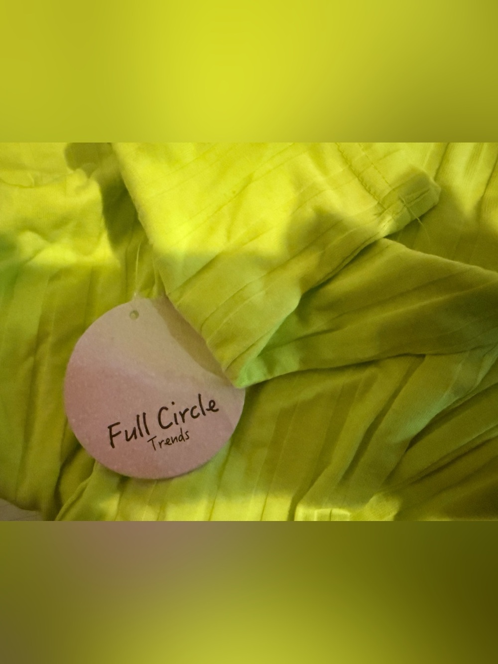 Yellow Ribbed Long Sleeve - Picture 10 of 14